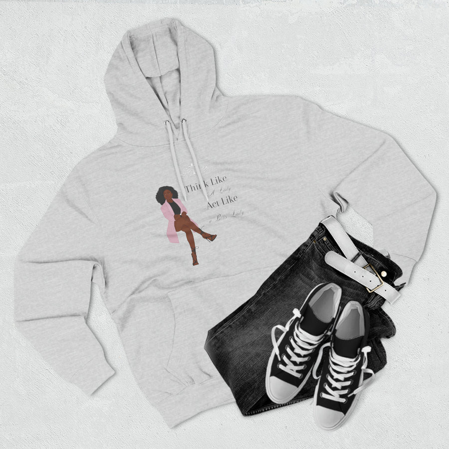 Unisex Premium Pullover Hoodie-Think like a Lady