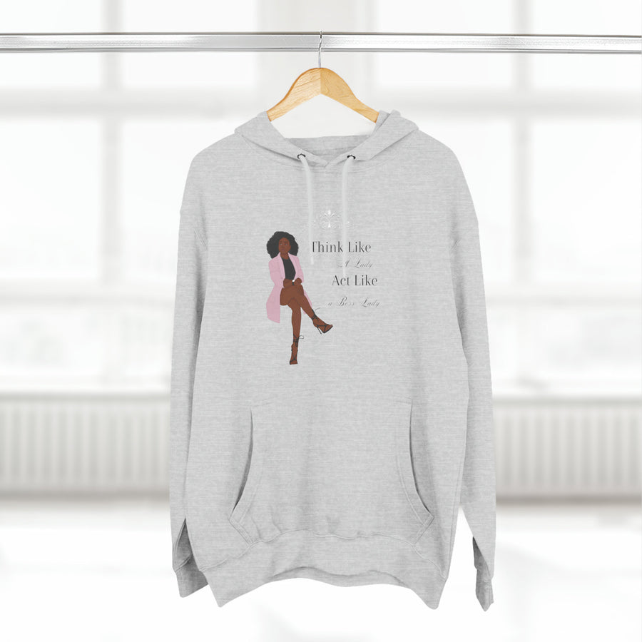 Unisex Premium Pullover Hoodie-Think like a Lady