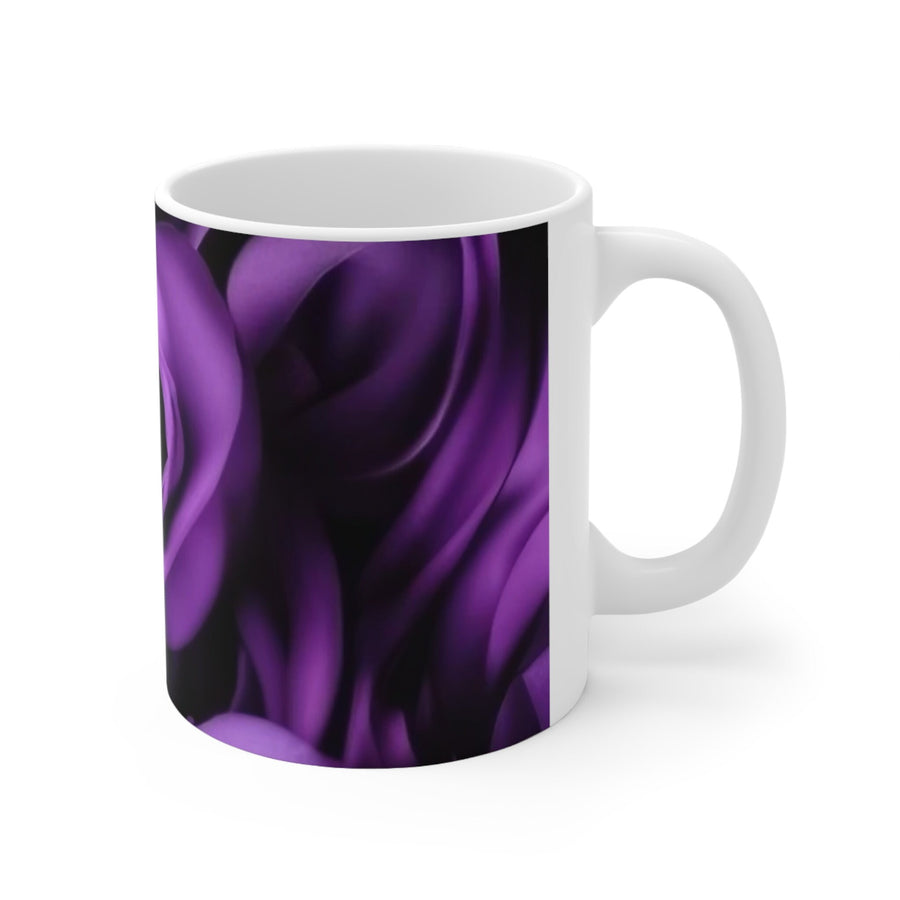 Ceramic Mug 11oz-Purple Rose