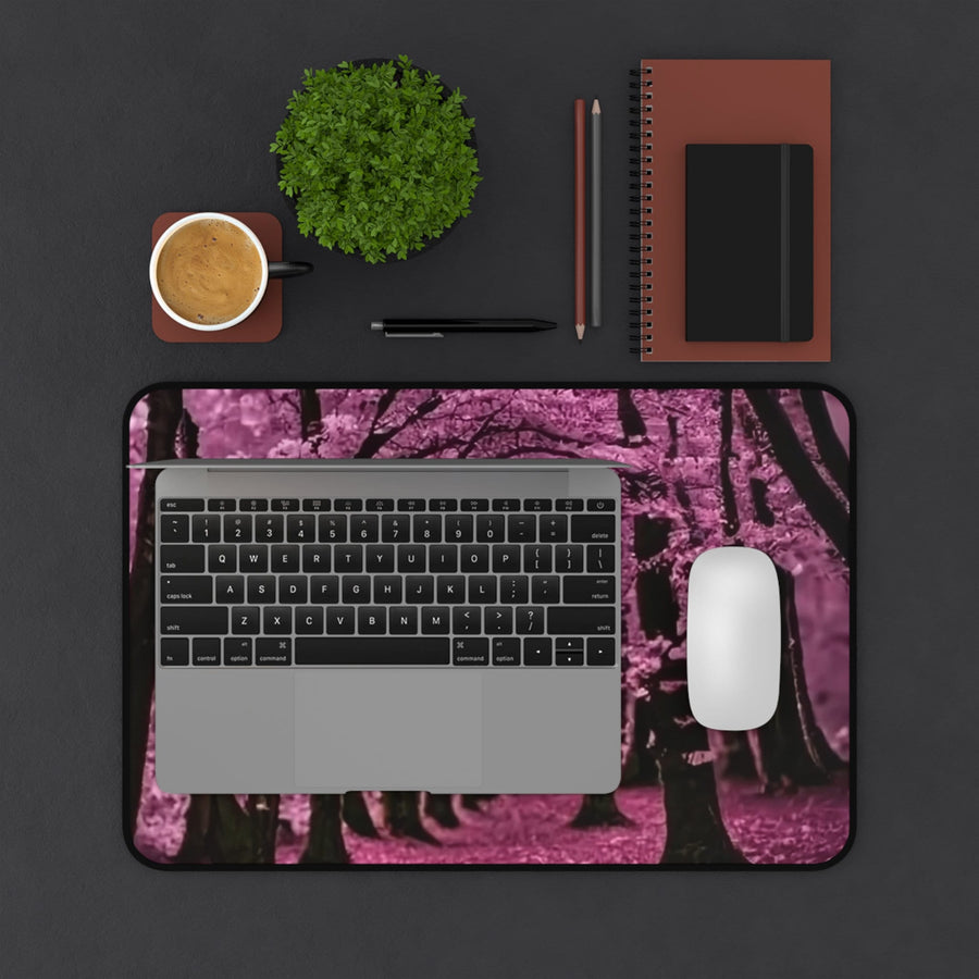 Desk Mat-Forest of Pink