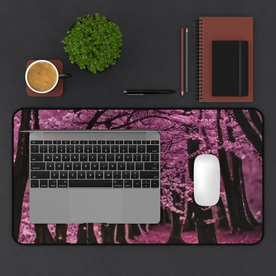 Desk Mat-Forest of Pink