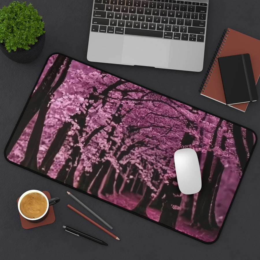 Desk Mat-Forest of Pink