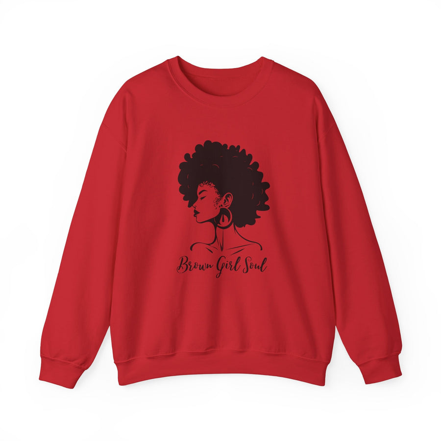Unisex Heavy Blend™ Crewneck Sweatshirt-Brown Girl Soul