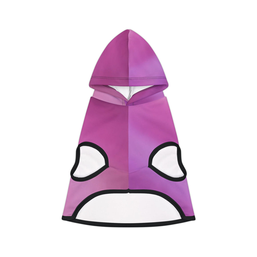 Pet Hoodie-Pink and Purple abstract