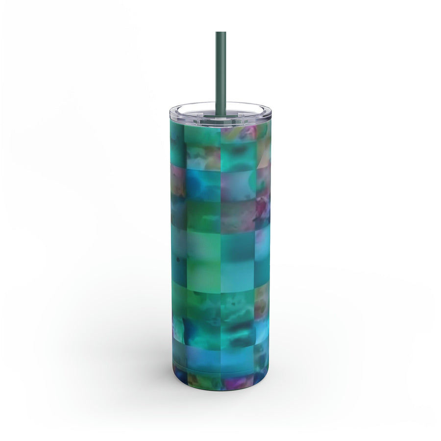 Maars Maker Skinny Matte Tumbler, 20oz- Purple, Various Blues, and Multi-Green colors