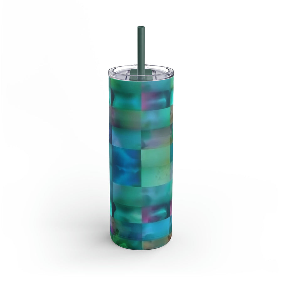 Maars Maker Skinny Matte Tumbler, 20oz- Purple, Various Blues, and Multi-Green colors
