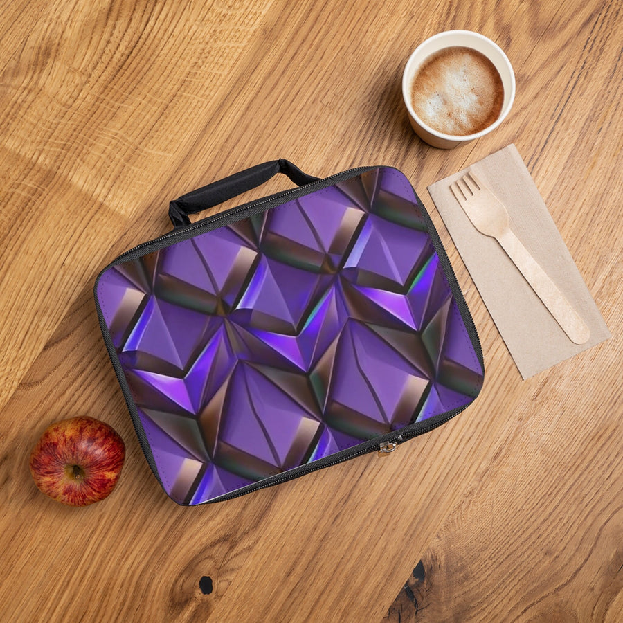 Lunch bag- Purple Diamond