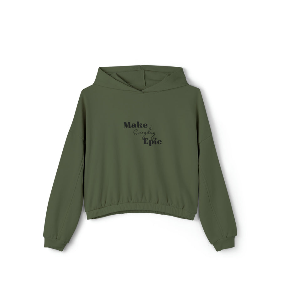 Women&#39;s Cinched Bottom Hoodie-Make Everyday Epic