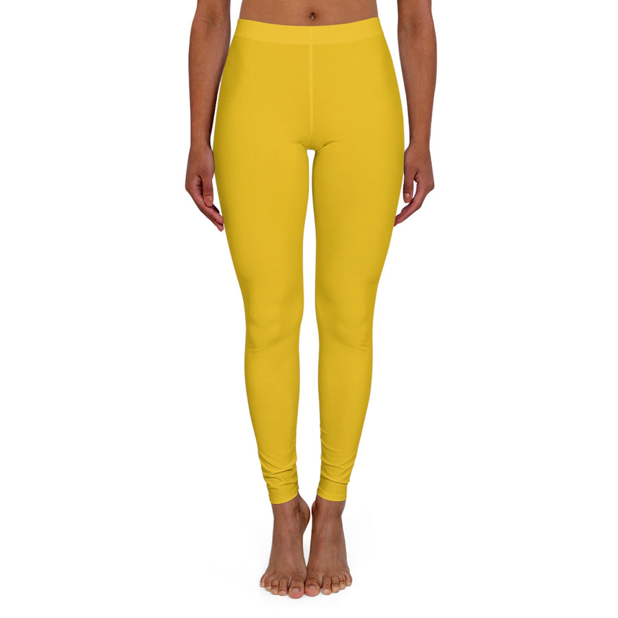 Women&#39;s Spandex Leggings -Yellow